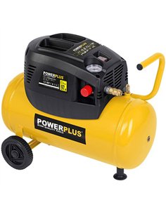 Compresor 24lt 1100w 1.5hp c/accesorios powx1730 powerplus 2