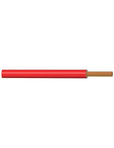 Rollo 100mt cable unipolar rojo 2,5mm h07v-k