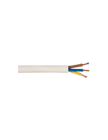 ROLLO 100mt MANGUERA BLANCA 3x1,5mm