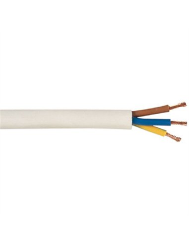 ROLLO 100mt MANGUERA BLANCA 3x1,5mm