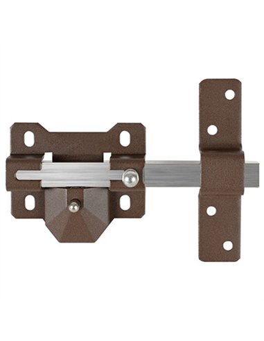 CERROJO B4N 85mm BOTON/LLAVE BOMB. PERFIL NIQUELADO CAYS
