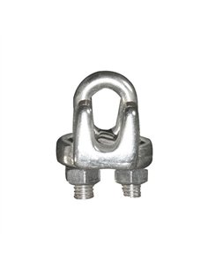 BOLSA 50 SUJETACABLES GALV. 3mm 1/8 DIN 741