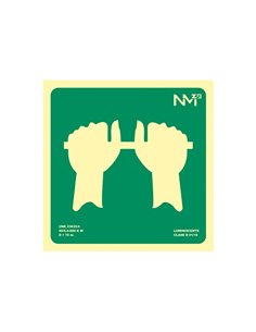 SEÃ‘AL BARRA ANTIPANICO PVC 210x297mm RD14105