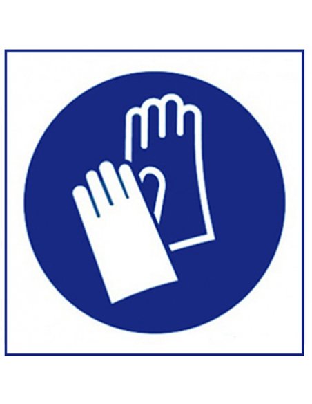 SEÃ‘AL USO GUANTES 100x100mm RD28603