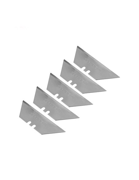 Lâminas trapezoidais de aço SK2 duráveis, compatíveis com a maioria dos cortadores (caixa com 100)
