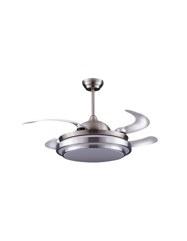 Ventilador AC Klon Niquel LED 36W