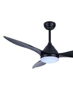 Ventilador de techo LED Stel Negro 20W 1900Lm CCT Dim 2