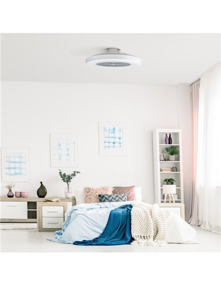 Ventilador LED Bastian 48W 3000 Lm CCT Dimmable