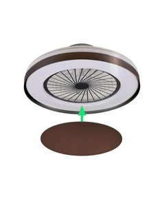 Ventilador LED DC Tune 40W 2800lm 3CCT Dim 2