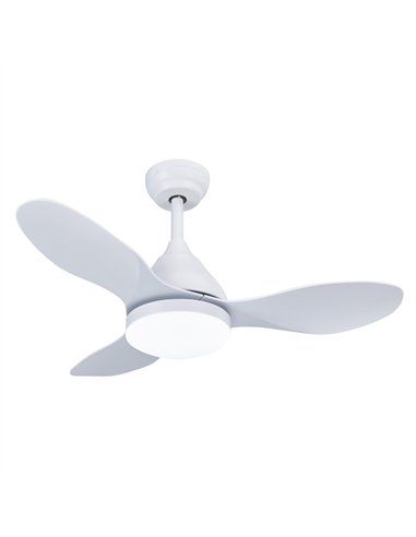 Ventilador LED Stel Mini Blanco 20W 1900Lm CCT Dim