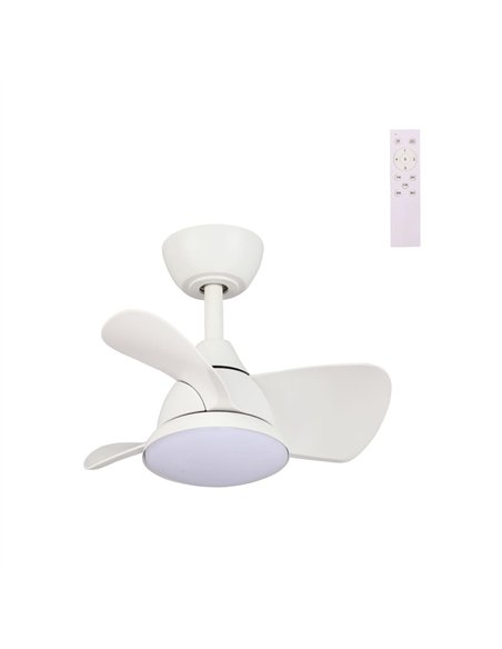 Ventilador DC Blues LED 24W 1600lm CCT