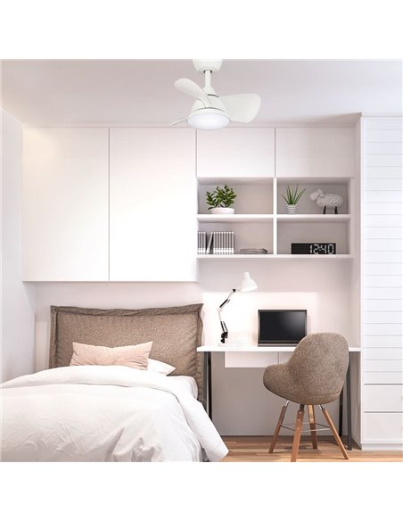 Ventilador DC Blues LED 24W 1600lm CCT