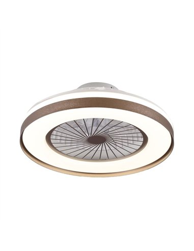 Ventilador LED DC Yoli Marron 40W 2800lm 3CCT Dimable