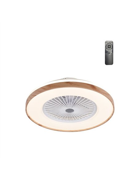 Ventilador DC Chama 40W 2800lm CCT-DIMM
