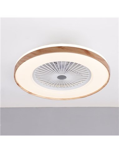 Ventilador DC Chama 40W 2800lm CCT-DIMM