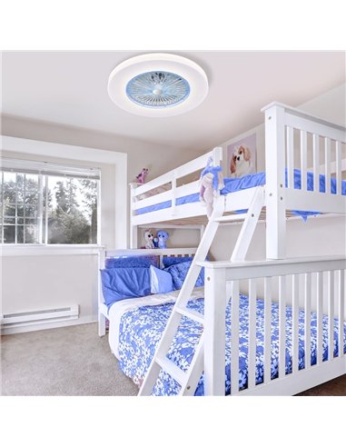 Ventilador LED Kitale con motor DC CCT dimmable