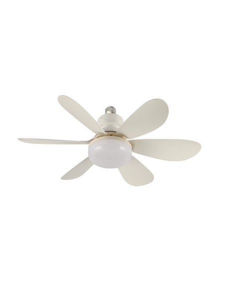 Ventilador de techo LED Nikiya Blanco 18W 2000Lm CCT