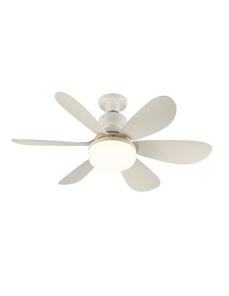 Ventilador de techo LED Nikiya Blanco 18W 2000Lm CCT