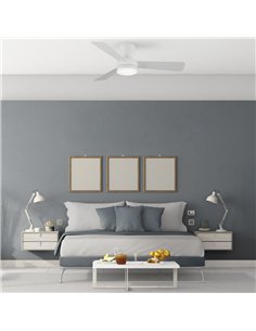 Ventilador LED Benda 3 Blanco 28W 2800Lm CCT Dim 2