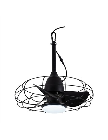 Ventilador LED Freshfan Negro IP65 20W 2000Lm CCT Dim