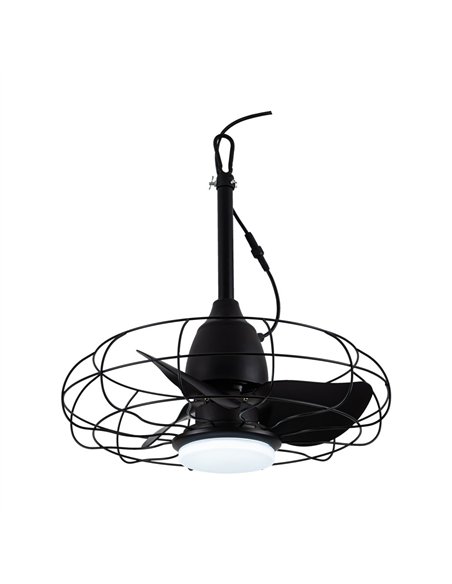 Ventilador LED Freshfan Negro IP65 20W 2000Lm CCT Dim