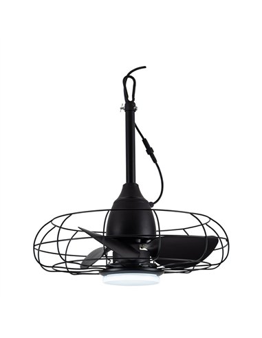 Ventilador LED Freshfan Negro IP65 20W 2000Lm CCT Dim