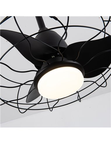 Ventilador LED Freshfan Negro IP65 20W 2000Lm CCT Dim