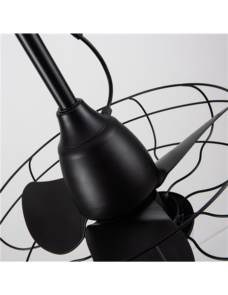 Ventilador LED Freshfan Negro IP65 20W 2000Lm CCT Dim