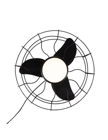 Ventilador LED Freshfan Negro IP65 20W 2000Lm CCT Dim