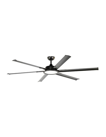 Ventilador de techo LED BigBen Negro 20W 2000Lm. CCT Dim