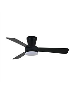 Ventilador LED Benda 3 Negro 28W 2800Lm CCT Dim