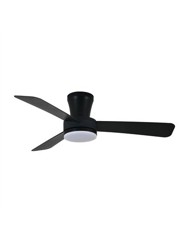 Ventilador LED Benda 3 Negro 28W 2800Lm CCT Dim