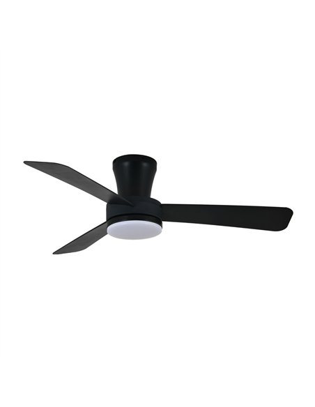 Ventilador LED Benda 3 Negro 28W 2800Lm CCT Dim