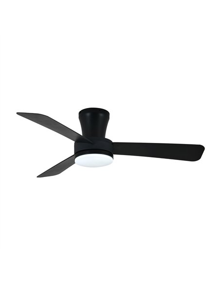 Ventilador LED Benda 3 Negro 28W 2800Lm CCT Dim