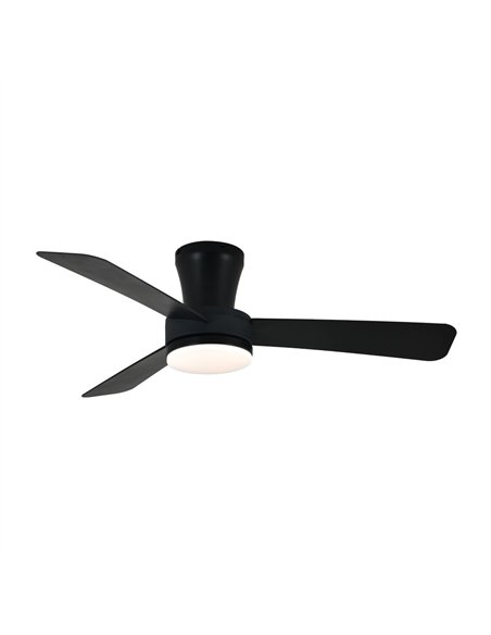 Ventilador LED Benda 3 Negro 28W 2800Lm CCT Dim