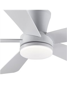 Ventilador LED Benda 5 Blanco 28W 2800Lm CCT Dim 2