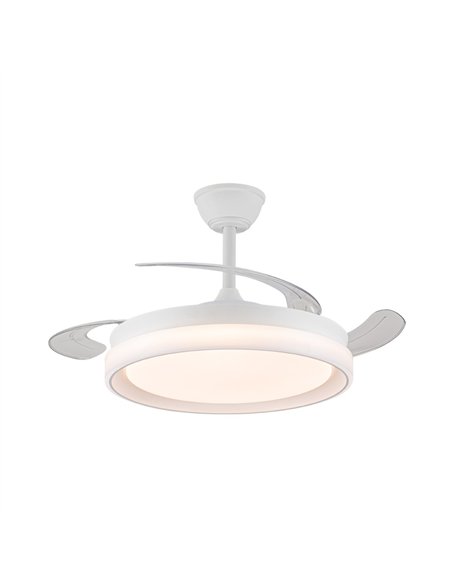 Ventilador LED aspas retráctiles Brisa Evo 72W 7920Lm CCT Dim Smart