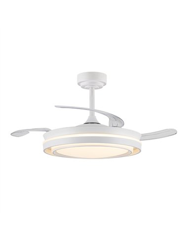 Ventilador LED aspas retráctiles Nasot 72W 7920Lm CCT