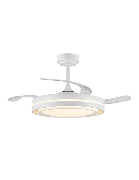Ventilador LED aspas retráctiles Nasot 72W 7920Lm CCT