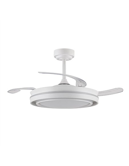 Ventilador LED aspas retráctiles Nasot 72W 7920Lm CCT