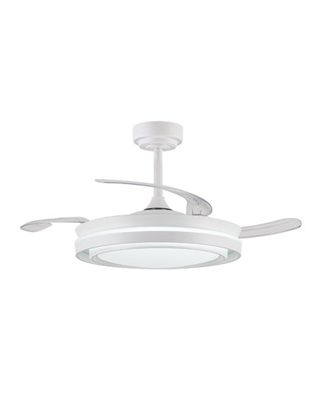 Ventilador LED aspas retráctiles Nasot 72W 7920Lm CCT