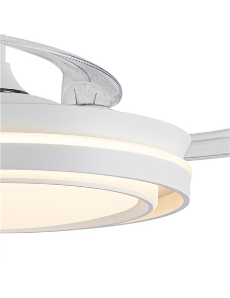 Ventilador LED aspas retráctiles Nasot 72W 7920Lm CCT