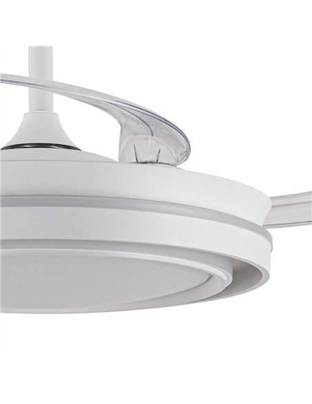 Ventilador LED aspas retráctiles Nasot 72W 7920Lm CCT