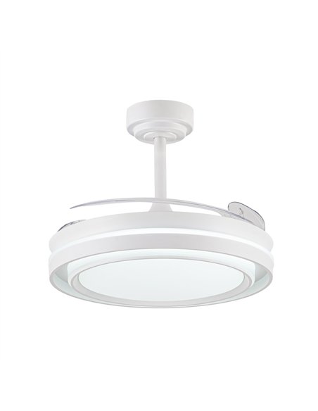 Ventilador LED aspas retráctiles Nasot 72W 7920Lm CCT