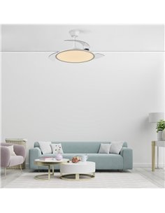 Ventilador LED aspas plegables Trident 72W 7920Lm CCT 2
