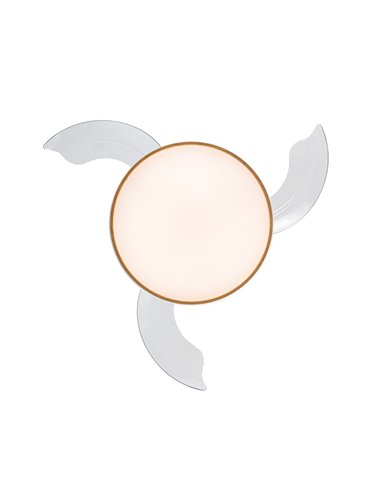 Ventilador LED aspas retráctiles Paneco 45W 4400Lm CCT Dim