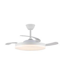 Ventilador LED aspas retráctiles Stars Evo 72W 7920Lm CCT Dim Smart