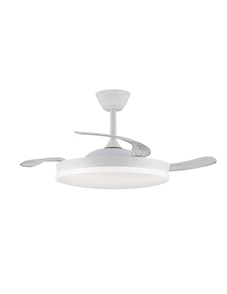 Ventilador LED aspas retráctiles Stars Evo 72W 7920Lm CCT Dim Smart