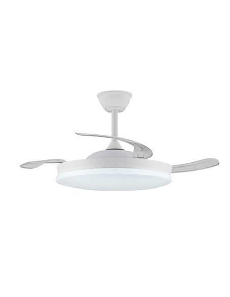 Ventilador LED aspas retráctiles Stars Evo 72W 7920Lm CCT Dim Smart