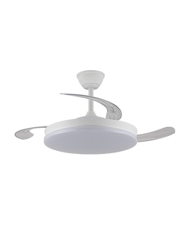 Ventilador LED aspas retráctiles Stars Evo 72W 7920Lm CCT Dim Smart